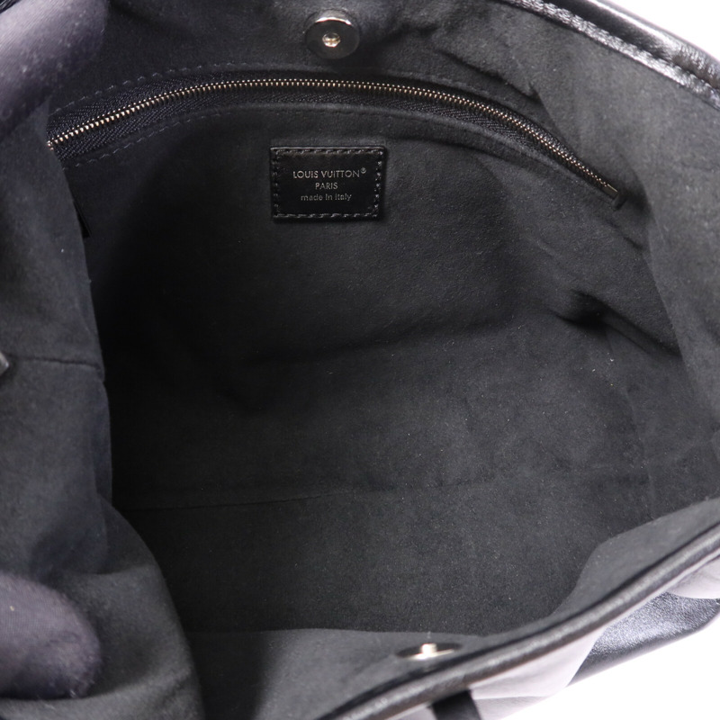 LOUIS VUITTON 羊皮皮革Carry All Vibe PM銀扣肩背袋-4