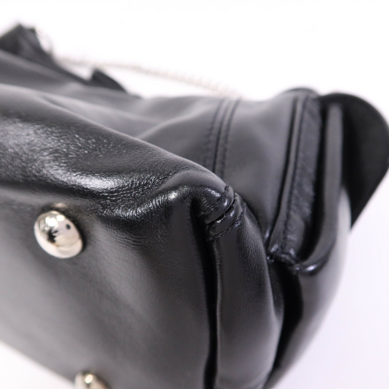 LOUIS VUITTON 羊皮皮革Carry All Vibe PM銀扣肩背袋-12