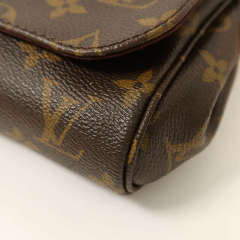 LOUIS VUITTON Monogram Favourite PM金扣鏈帶手挽肩背兩用袋-11