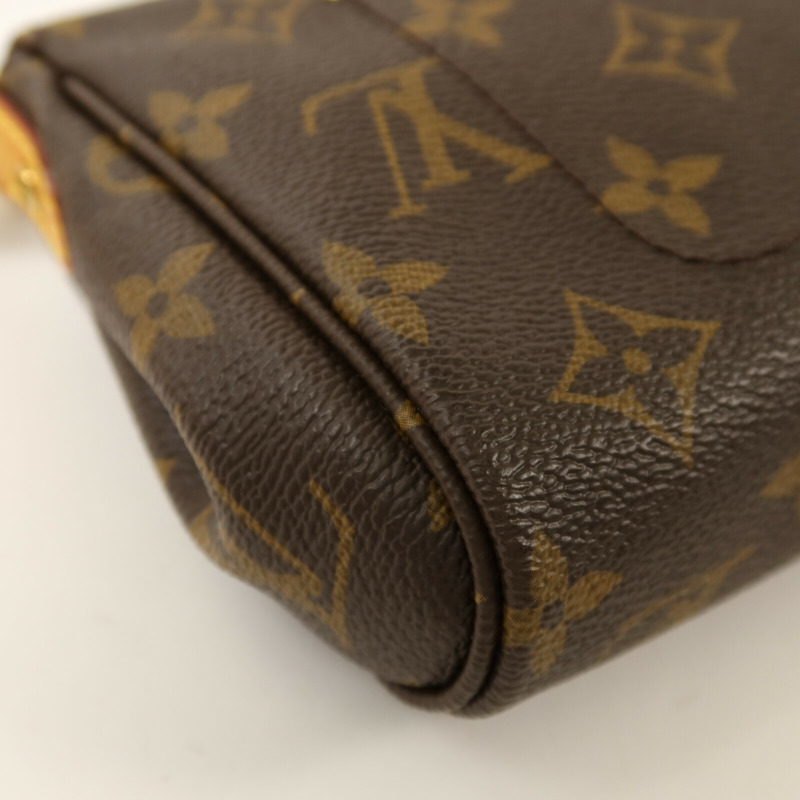 LOUIS VUITTON Monogram Favourite PM金扣鏈帶手挽肩背兩用袋-12