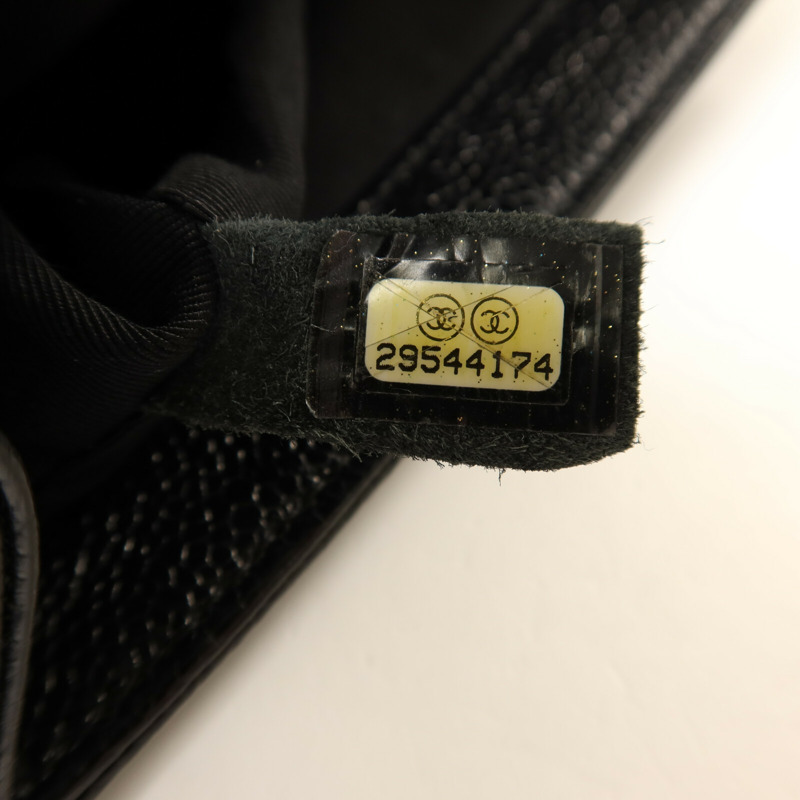 CHANEL 牛皮皮革Boy 20銀扣鏈帶肩背袋-6