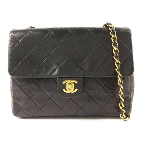CHANEL 牛皮皮革Vintage Classic Flap Bag金扣鏈帶肩背袋