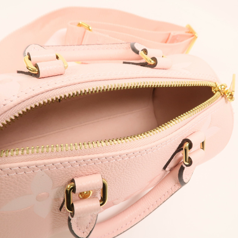 LOUIS VUITTON Monogram Empreinte Papillon BB金扣手挽肩背兩用袋-4