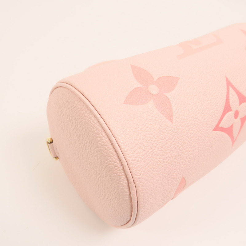 LOUIS VUITTON Monogram Empreinte Papillon BB金扣手挽肩背兩用袋-11