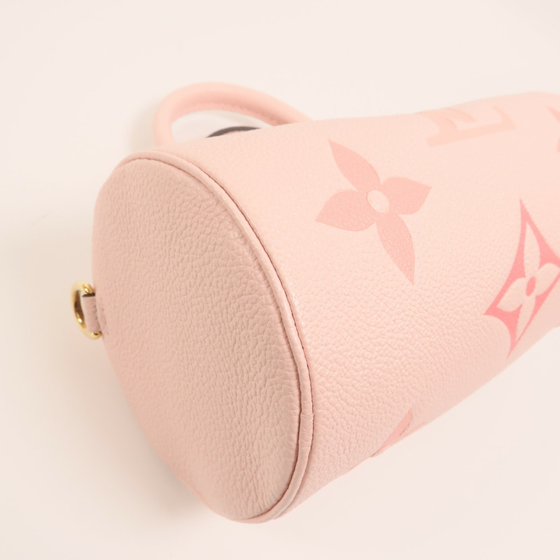 LOUIS VUITTON Monogram Empreinte Papillon BB金扣手挽肩背兩用袋-13