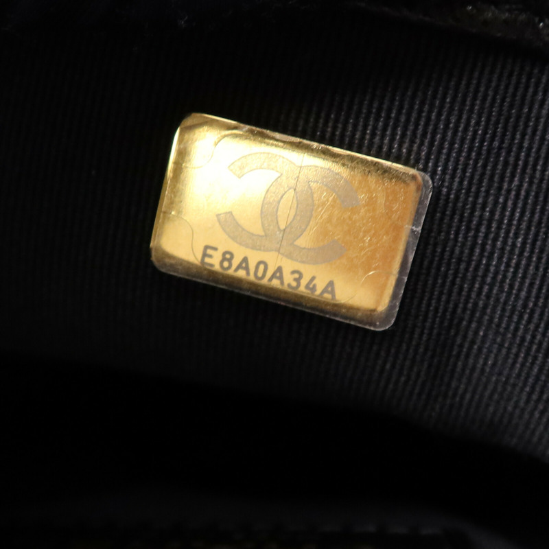 CHANEL 牛皮皮革Mini Flap Bag金扣鏈帶肩背袋-7