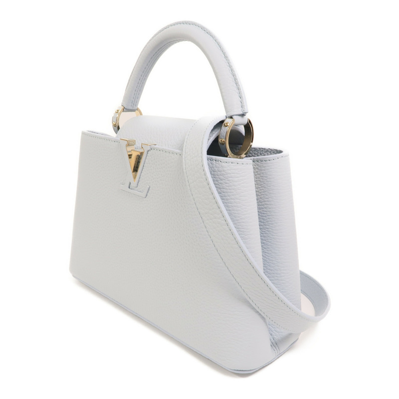 LOUIS VUITTON 牛皮皮革Capucines BB金扣手挽肩背兩用袋-2