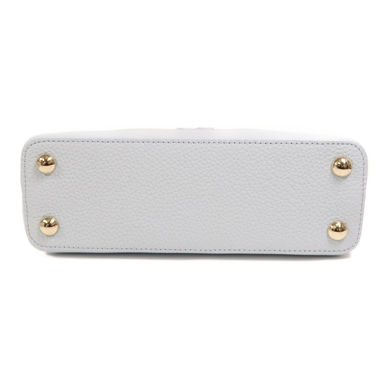 LOUIS VUITTON 牛皮皮革Capucines BB金扣手挽肩背兩用袋-3