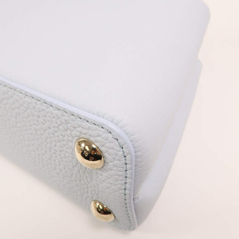 LOUIS VUITTON 牛皮皮革Capucines BB金扣手挽肩背兩用袋-12