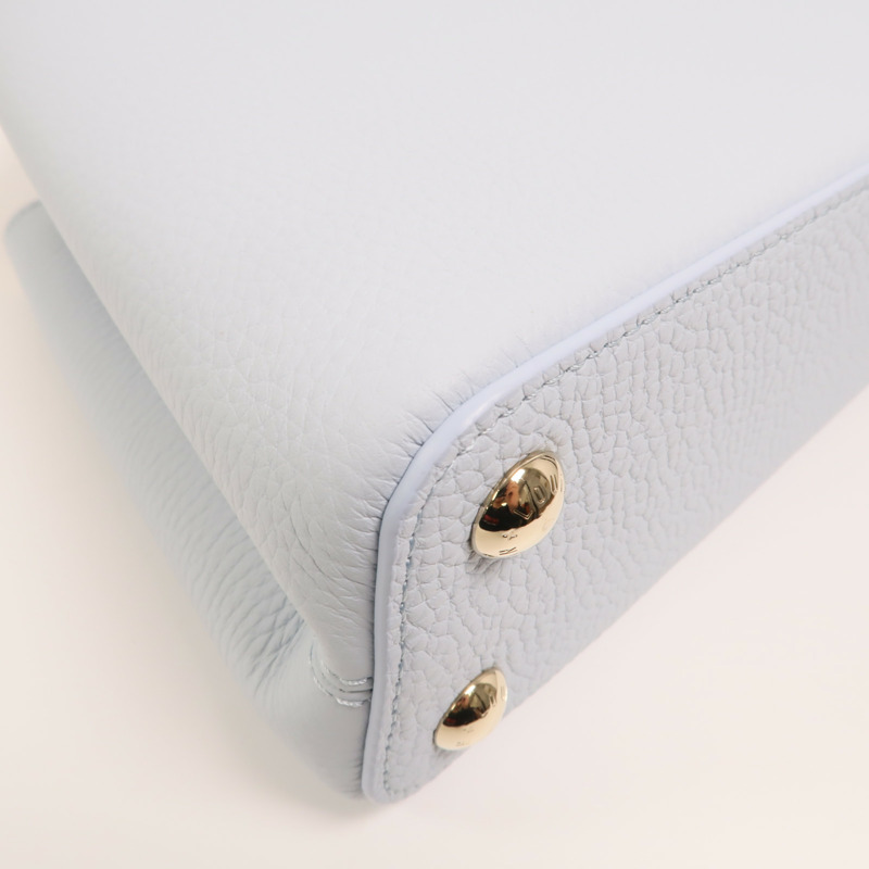 LOUIS VUITTON 牛皮皮革Capucines BB金扣手挽肩背兩用袋-13