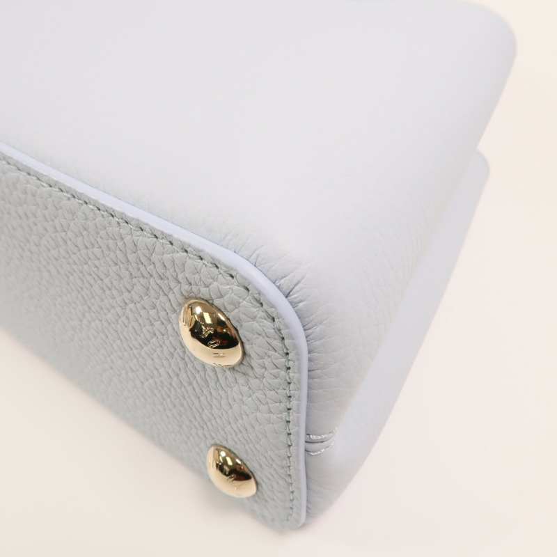 LOUIS VUITTON 牛皮皮革Capucines BB金扣手挽肩背兩用袋-14