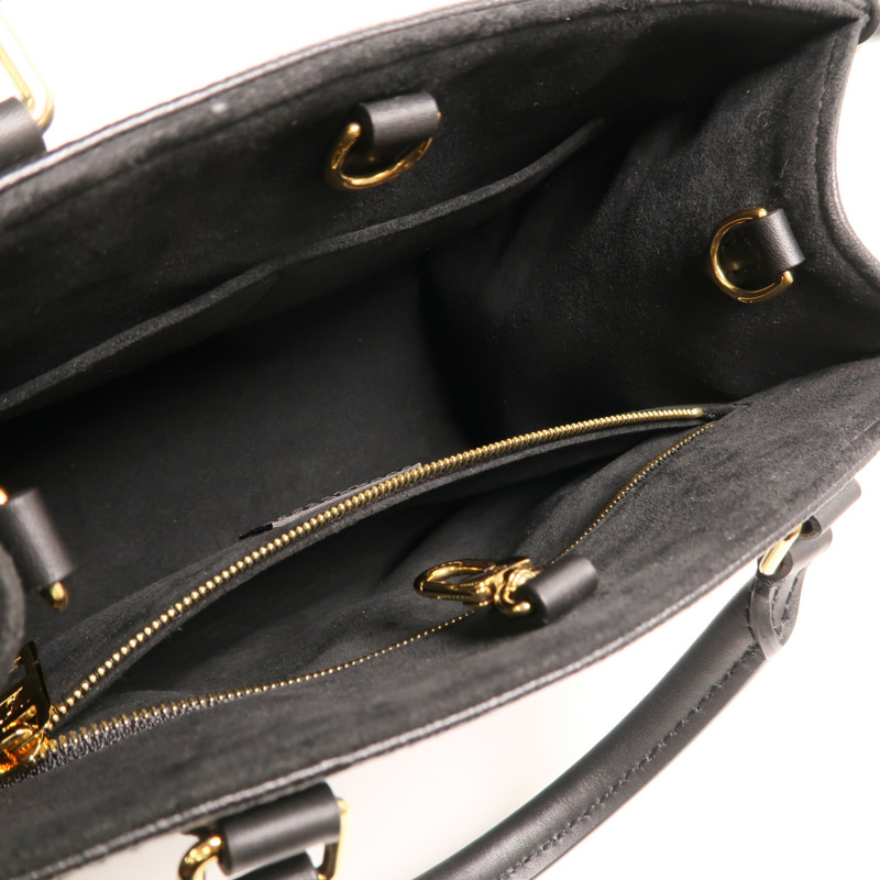 LOUIS VUITTON Monogram Empreinte On The Go PM金扣手挽肩背兩用袋-4