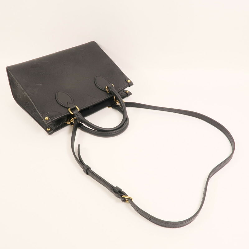 LOUIS VUITTON Monogram Empreinte On The Go PM金扣手挽肩背兩用袋-7