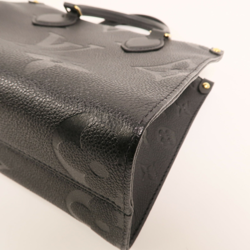 LOUIS VUITTON Monogram Empreinte On The Go PM金扣手挽肩背兩用袋-9