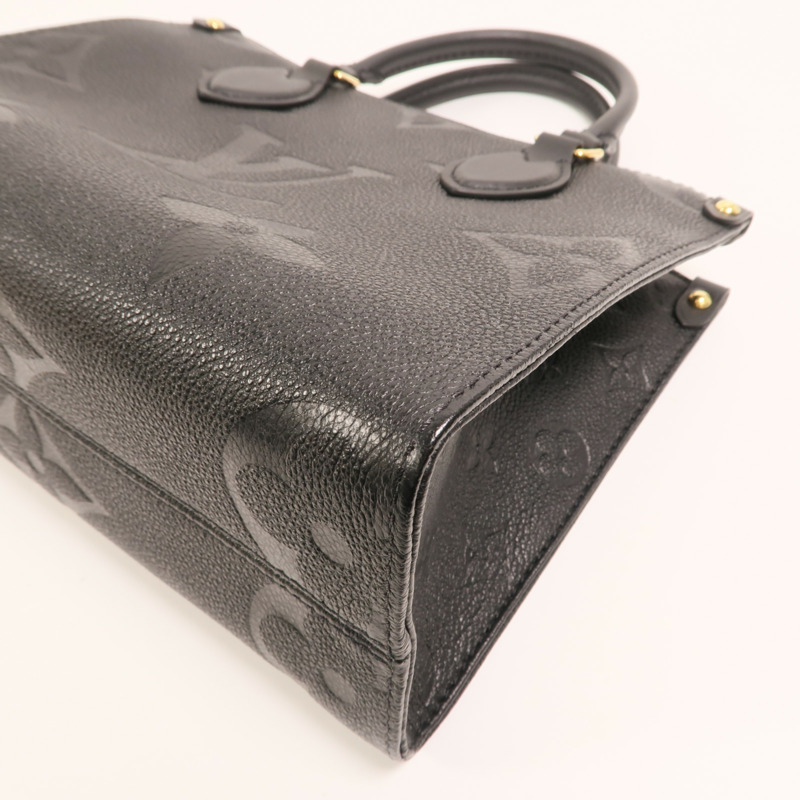 LOUIS VUITTON Monogram Empreinte On The Go PM金扣手挽肩背兩用袋-11