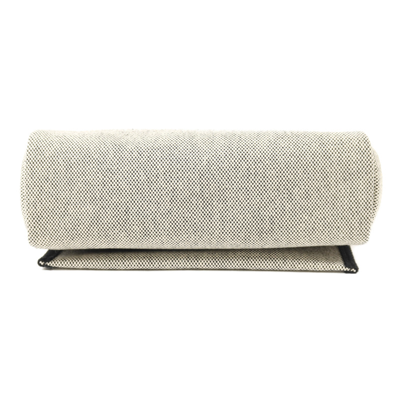 HERMES Toile H帆布Mini Herbag金扣肩背袋Noir-3