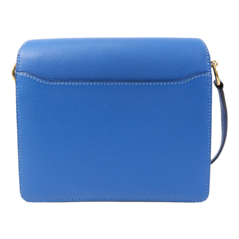 HERMES Evercolor皮革Mini Roulis金扣肩背袋Blue Zanzibar-1