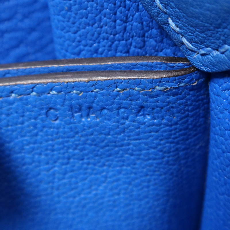 HERMES Evercolor皮革Mini Roulis金扣肩背袋Blue Zanzibar-7