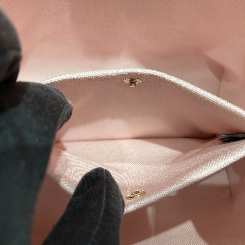 GUCCI 古馳 815118 GG標誌小水桶包 粉紅色 GG 圖案塗層布料-11