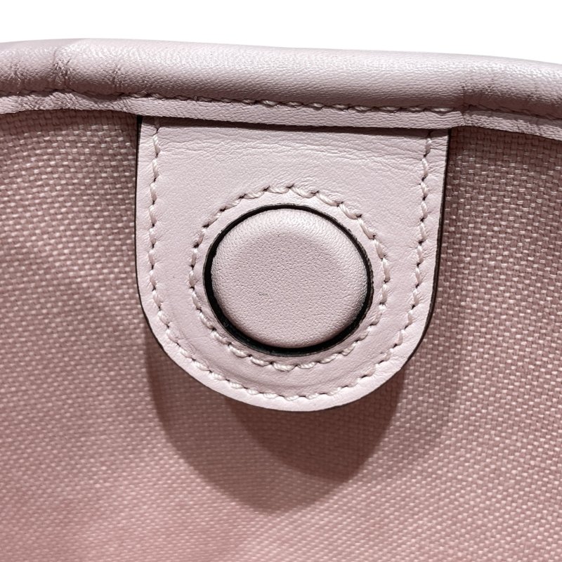 GUCCI 古馳 815118 GG標誌小水桶包 粉紅色 GG 圖案塗層布料-12