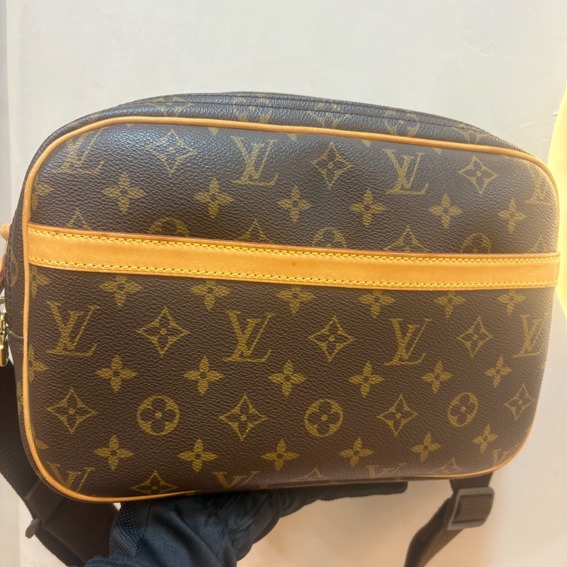 LV 老花經典logo 雙層相機包-0