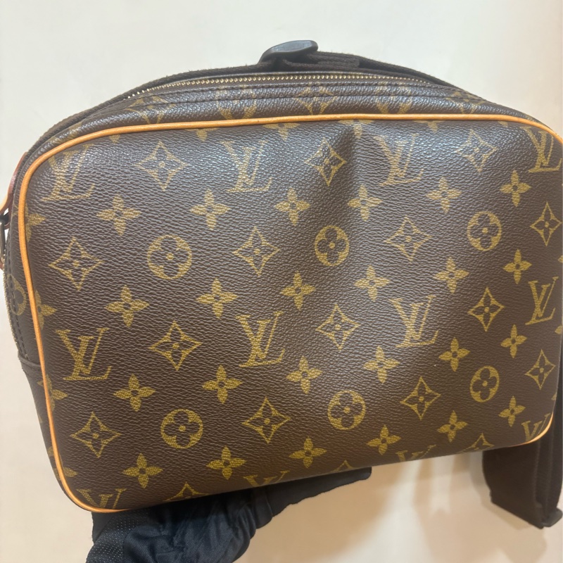 LV 老花經典logo 雙層相機包-3