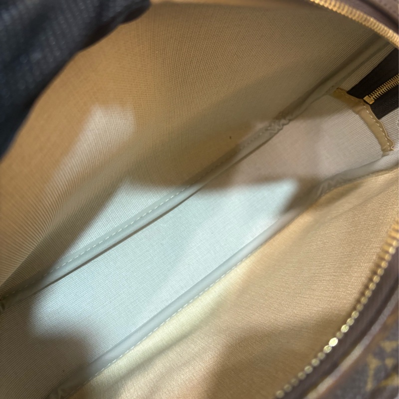 LV 老花經典logo 雙層相機包-7