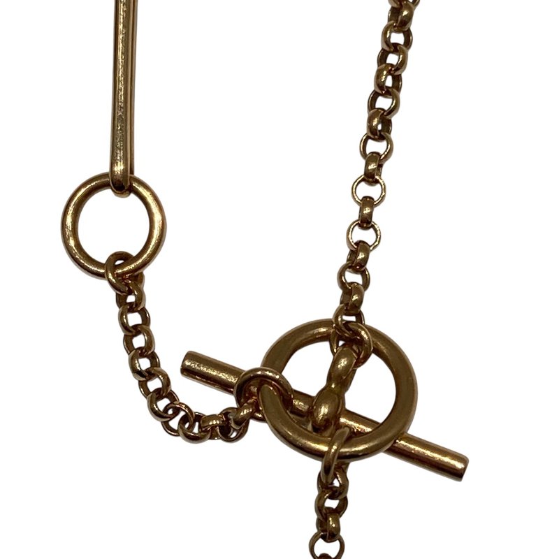 HERMÈS 愛馬仕 GAMBADE BRACELET 手鍊 K18 玫瑰金 H LOGO-1