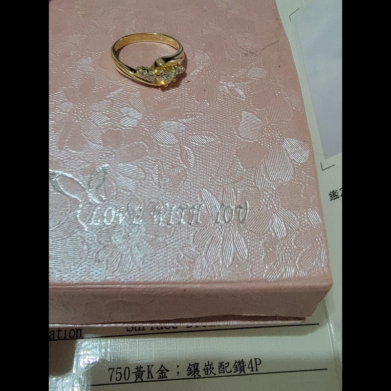 18k金鑽石戒指-4