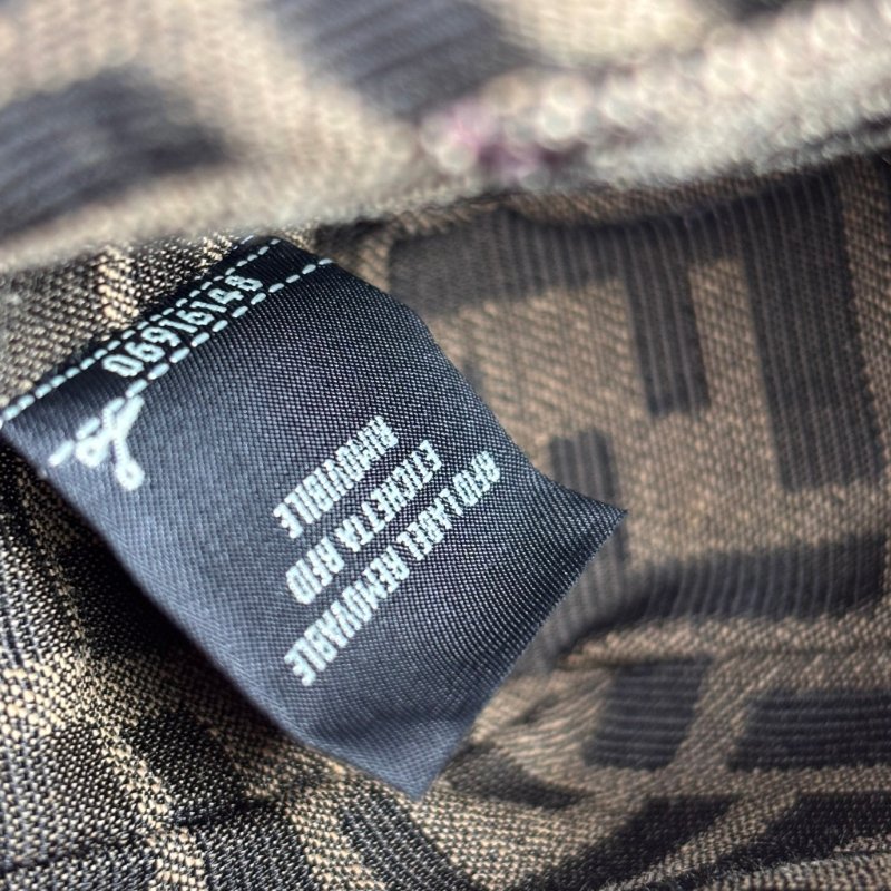 ::FENDI:: Baguette 棕色FF提花布料 迷你法棍 MINI鏈包 手提包-15