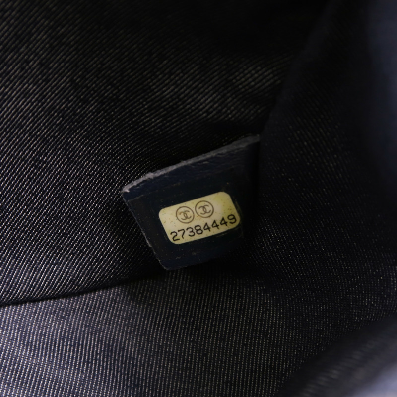 CHANEL 牛皮皮革CC Mania Flap Bag金扣鏈帶肩背袋-6