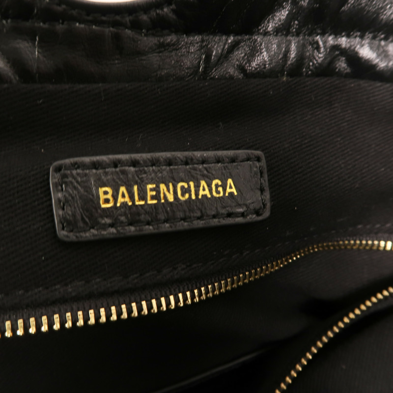 BALENCIAGA 牛皮皮革Crush Small金扣鏈帶肩背袋-6