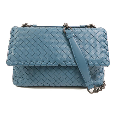 BOTTEGA VENETA 羊皮皮革Olimpia銀扣肩背袋