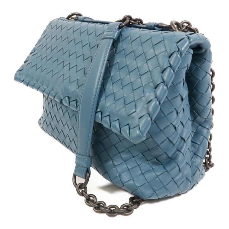 BOTTEGA VENETA 羊皮皮革Olimpia銀扣肩背袋-2