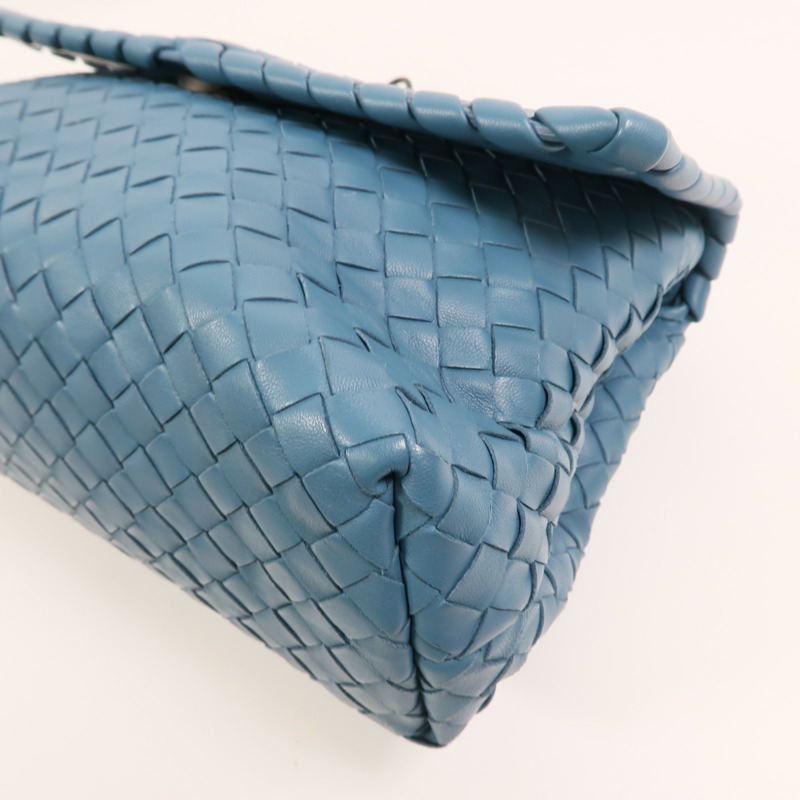 BOTTEGA VENETA 羊皮皮革Olimpia銀扣肩背袋-8