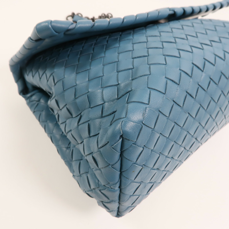BOTTEGA VENETA 羊皮皮革Olimpia銀扣肩背袋-9