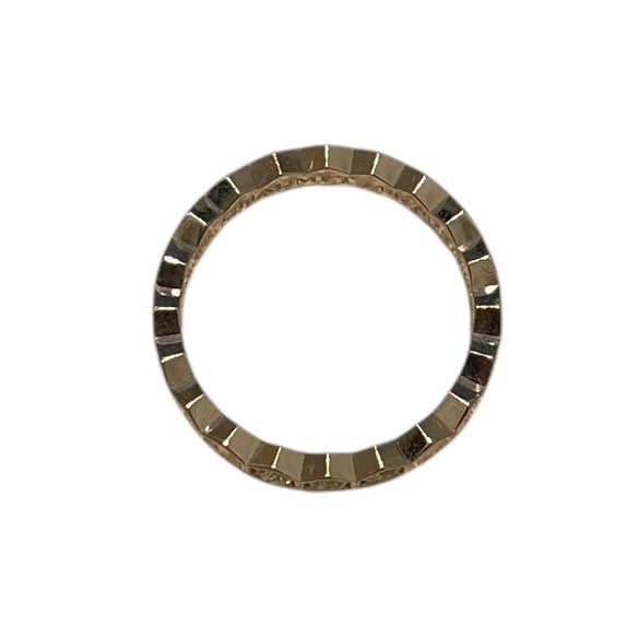 CHAUMET 尚美 BEE DE CHAUMET 083360 蜂巢鑽石戒指 K18WG 50碼-3