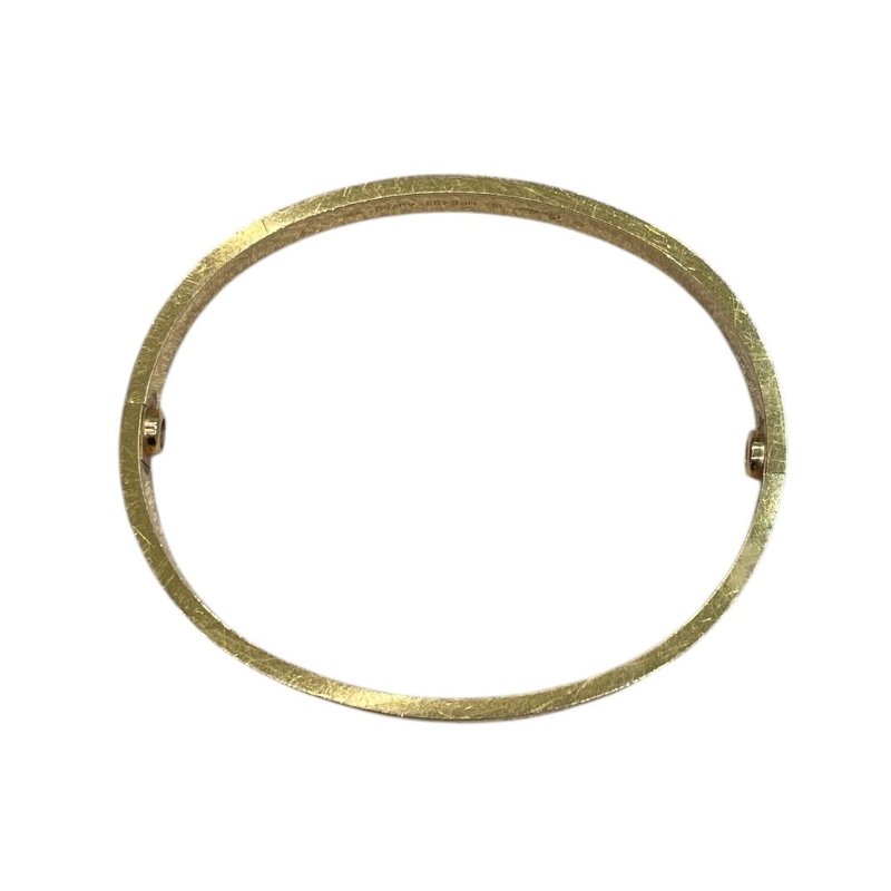 CARTIER 卡地亞 LOVE BRACELET SIZE:18 K18YG 手環-3