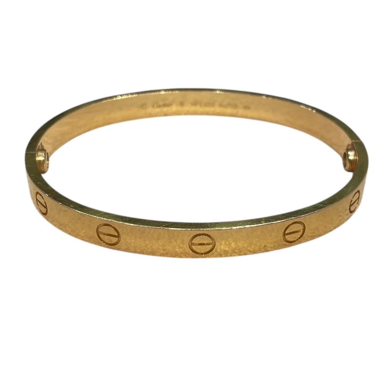 CARTIER 卡地亞 LOVE BRACELET SIZE:18 K18YG 手環-4