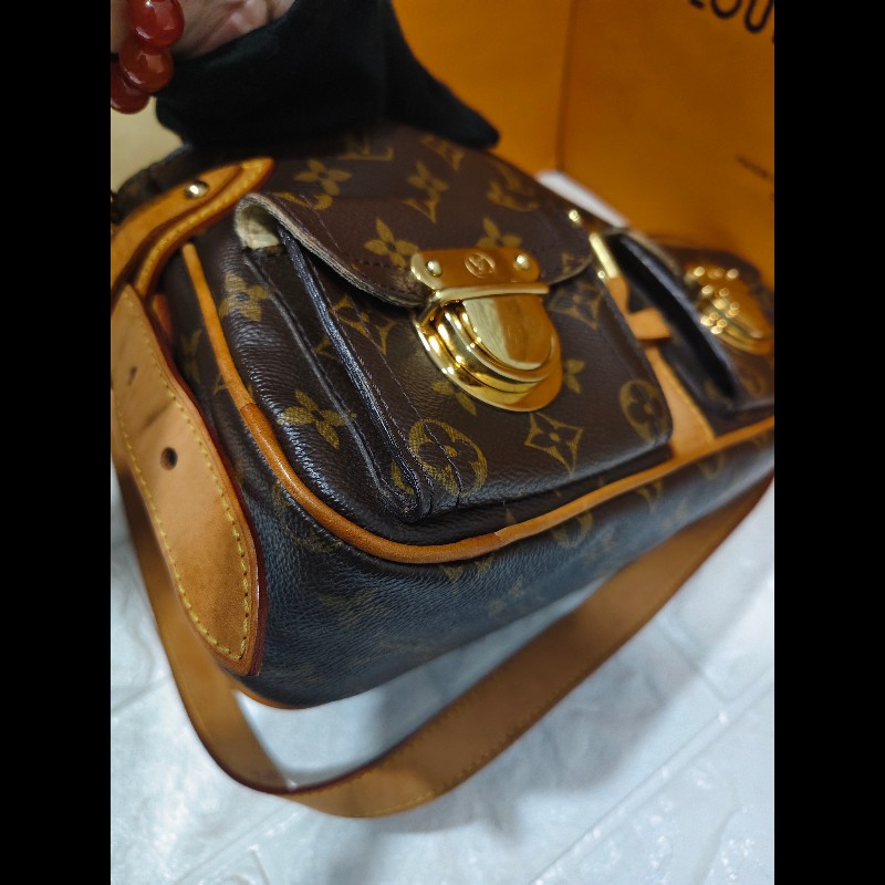 Louis Vuitton 曼哈頓掀蓋包可斜背款-11