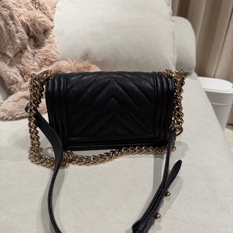 Chanel Boy 20 黑金-1