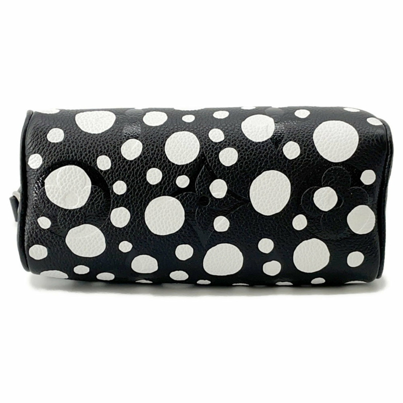 路易威登 Monogram Empreinte Infinity Dot 手提包，LV×YK Nano Speedy M81910，草間彌生黑色，女士路易威登-2