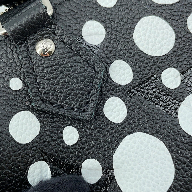 路易威登 Monogram Empreinte Infinity Dot 手提包，LV×YK Nano Speedy M81910，草間彌生黑色，女士路易威登-6