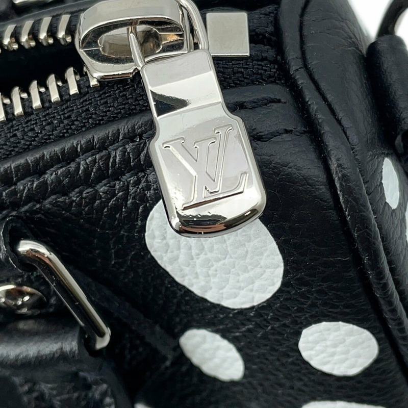 路易威登 Monogram Empreinte Infinity Dot 手提包，LV×YK Nano Speedy M81910，草間彌生黑色，女士路易威登-8