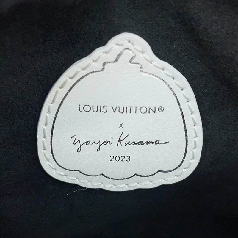 路易威登 Monogram Empreinte Infinity Dot 手提包，LV×YK Nano Speedy M81910，草間彌生黑色，女士路易威登-11