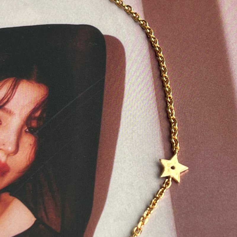 ::Christian Dior:: 金字鑲鑽小星星項鍊 Dio r evolution Crystal Charm-8