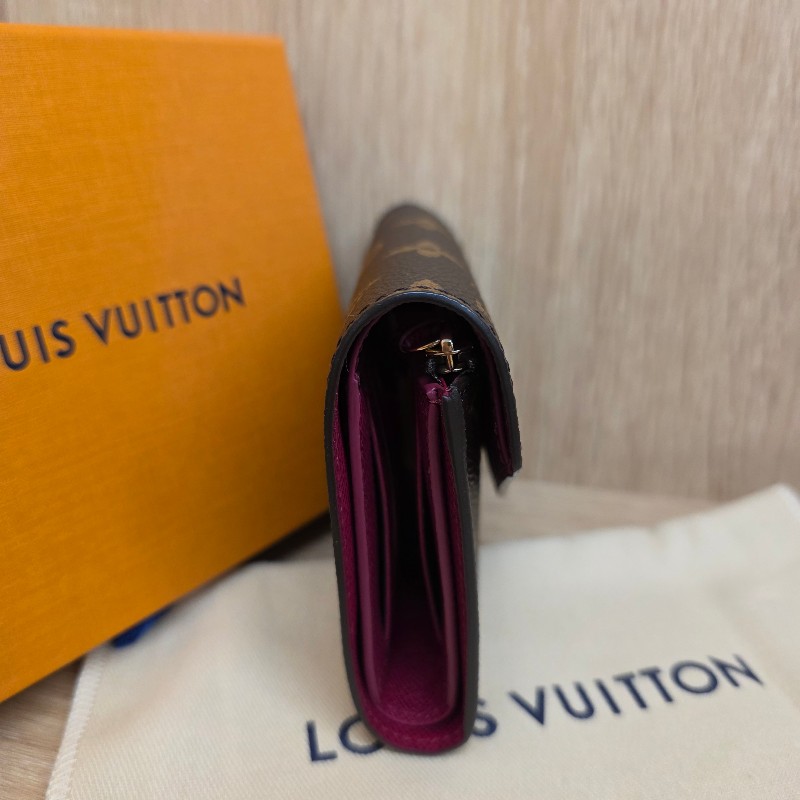 [LV專櫃銷量最好短夾,品況優😍] LV老花金釦Victorine短夾-2