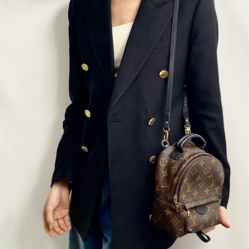 路易威登新款小書包LV原花Palm Springs Mini 迷你後背包M44873-1