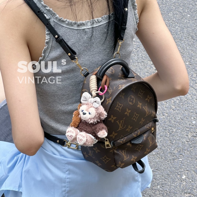 路易威登新款小書包LV原花Palm Springs Mini 迷你後背包M44873-5