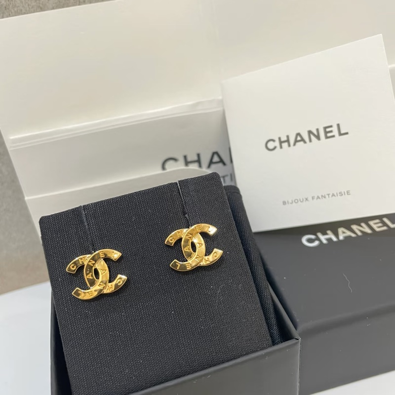 Chanel字母雙C耳環-3